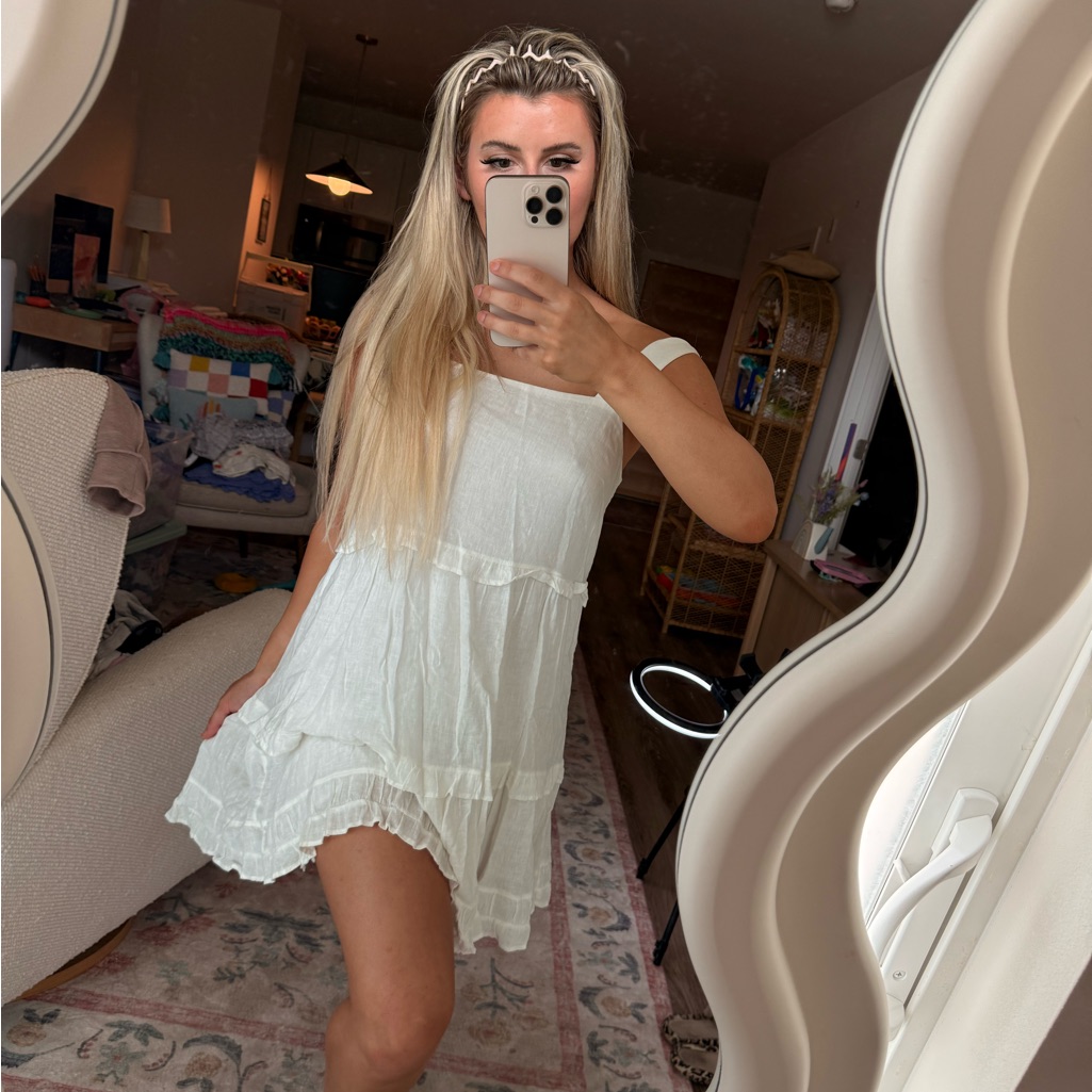 Rails Strapless White Dress